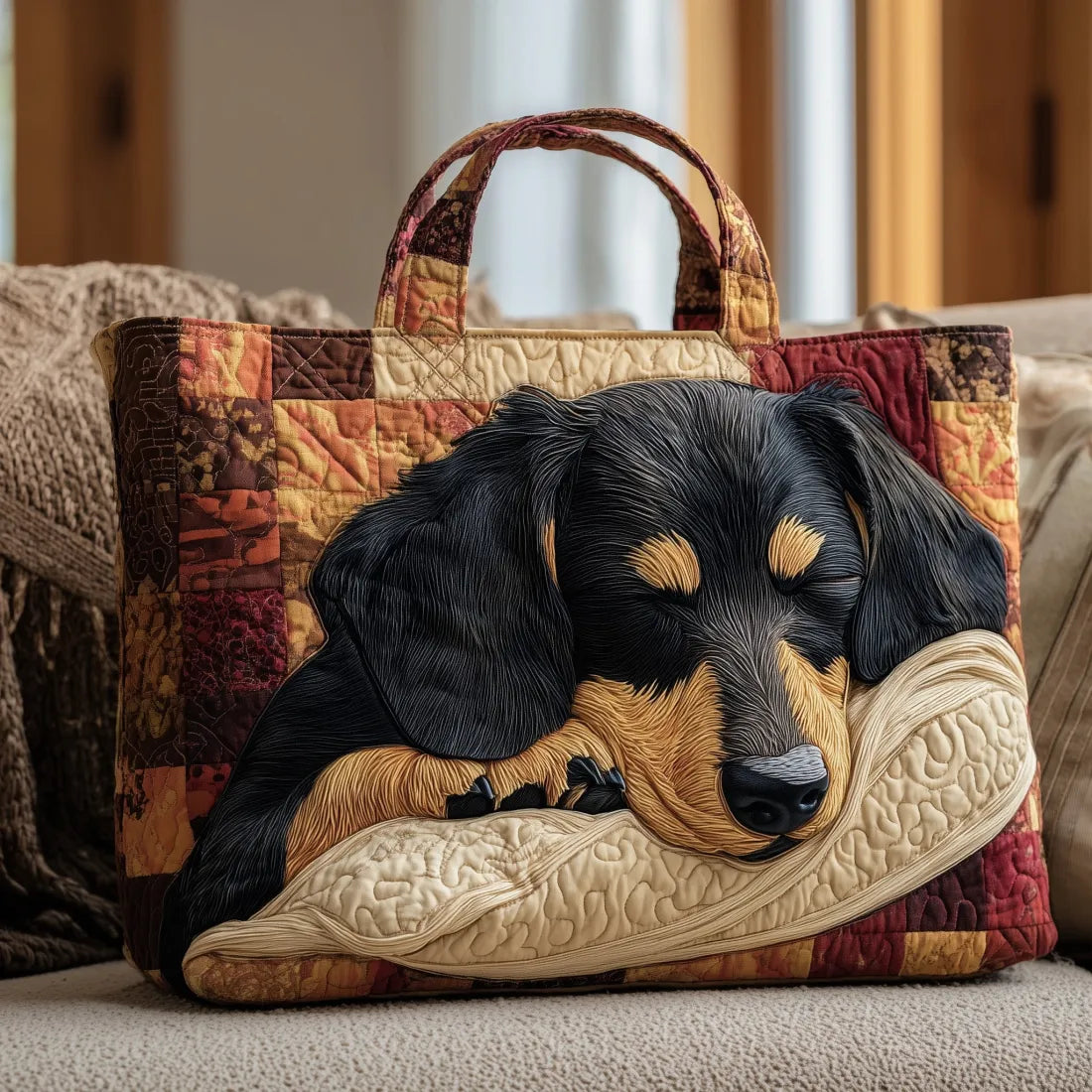 Bolsa Artesanal con Estampado