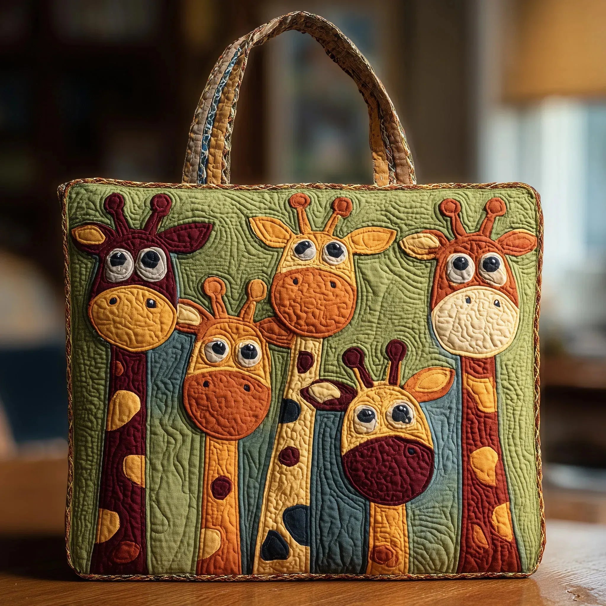 Bolsa Artesanal con Jirafa
