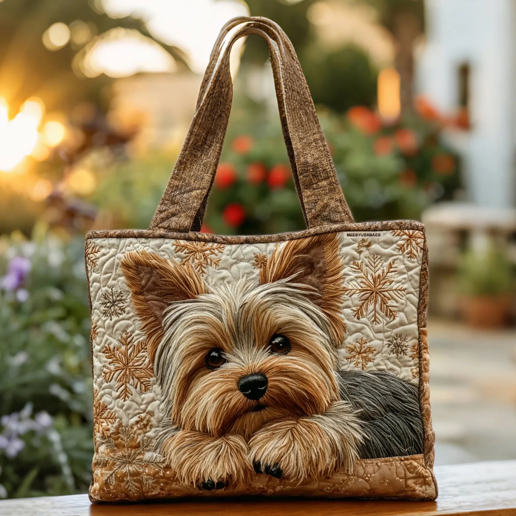 Bolsa Artesanal con Yorkie
