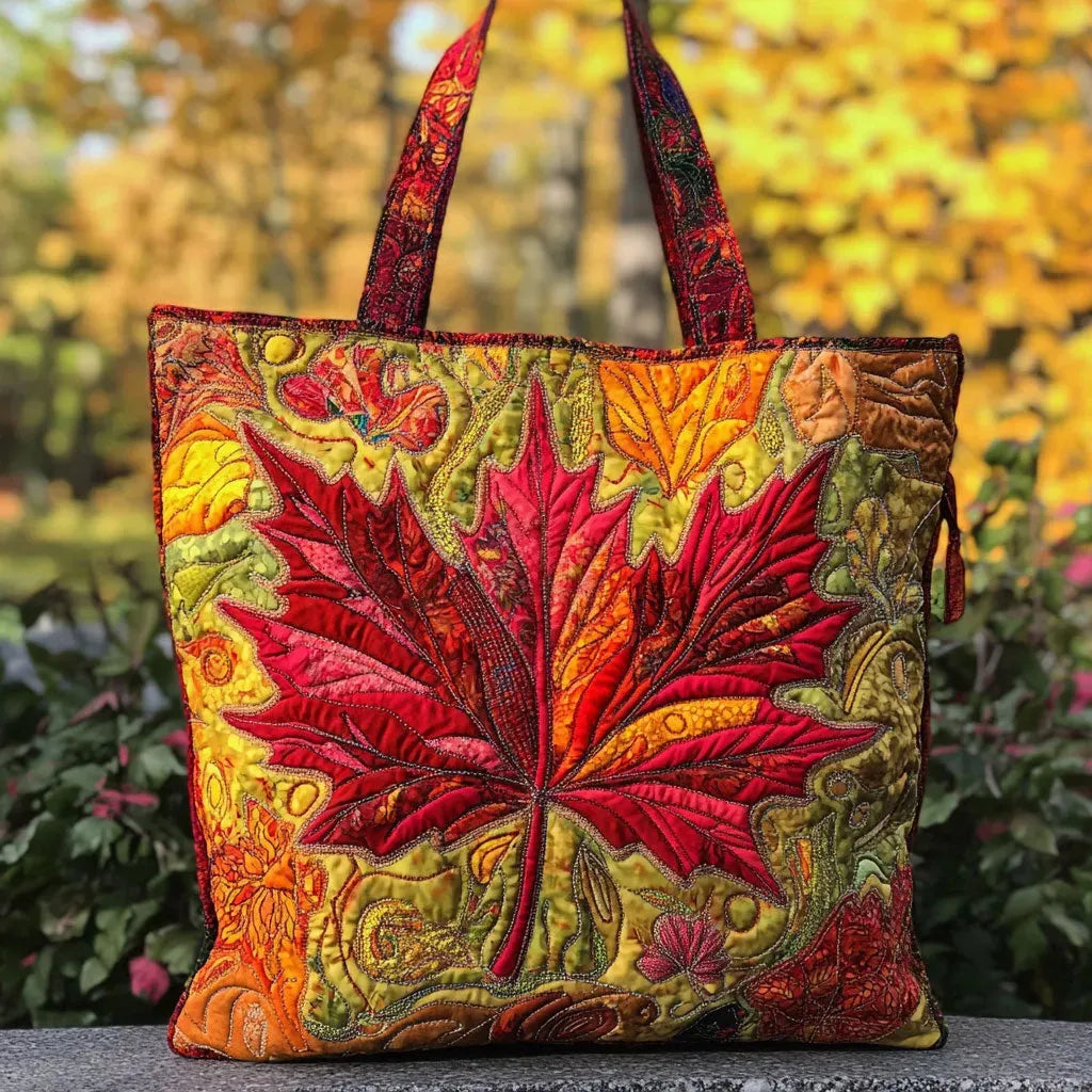 Bolsa Artesanal con Motivo de Naturaleza