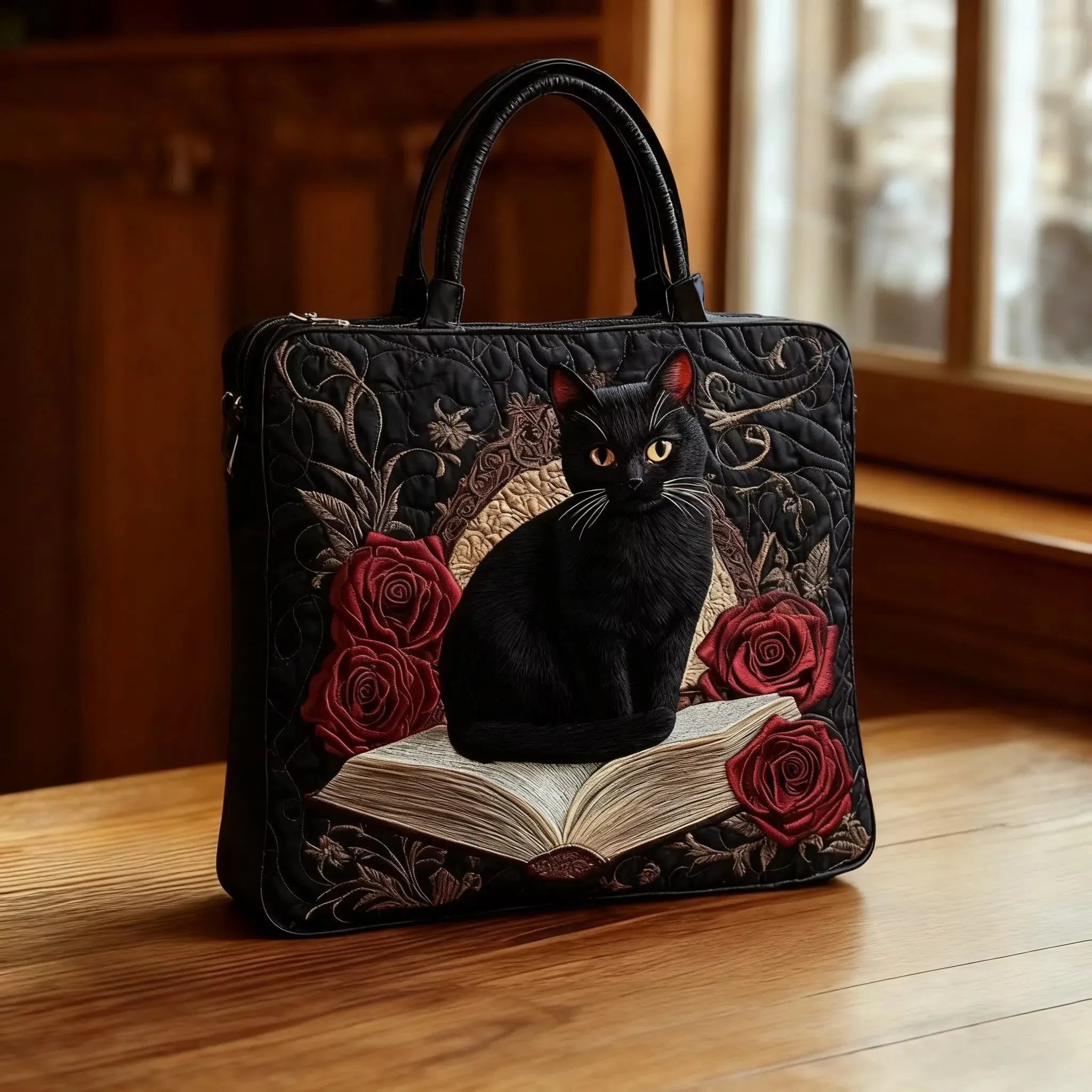 Bolsa Artesanal con Estampado de Papa