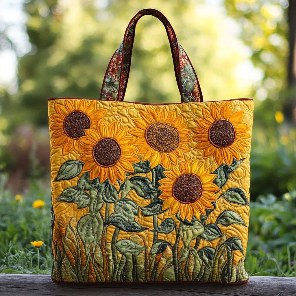 Bolsa Clásica con Girasoles