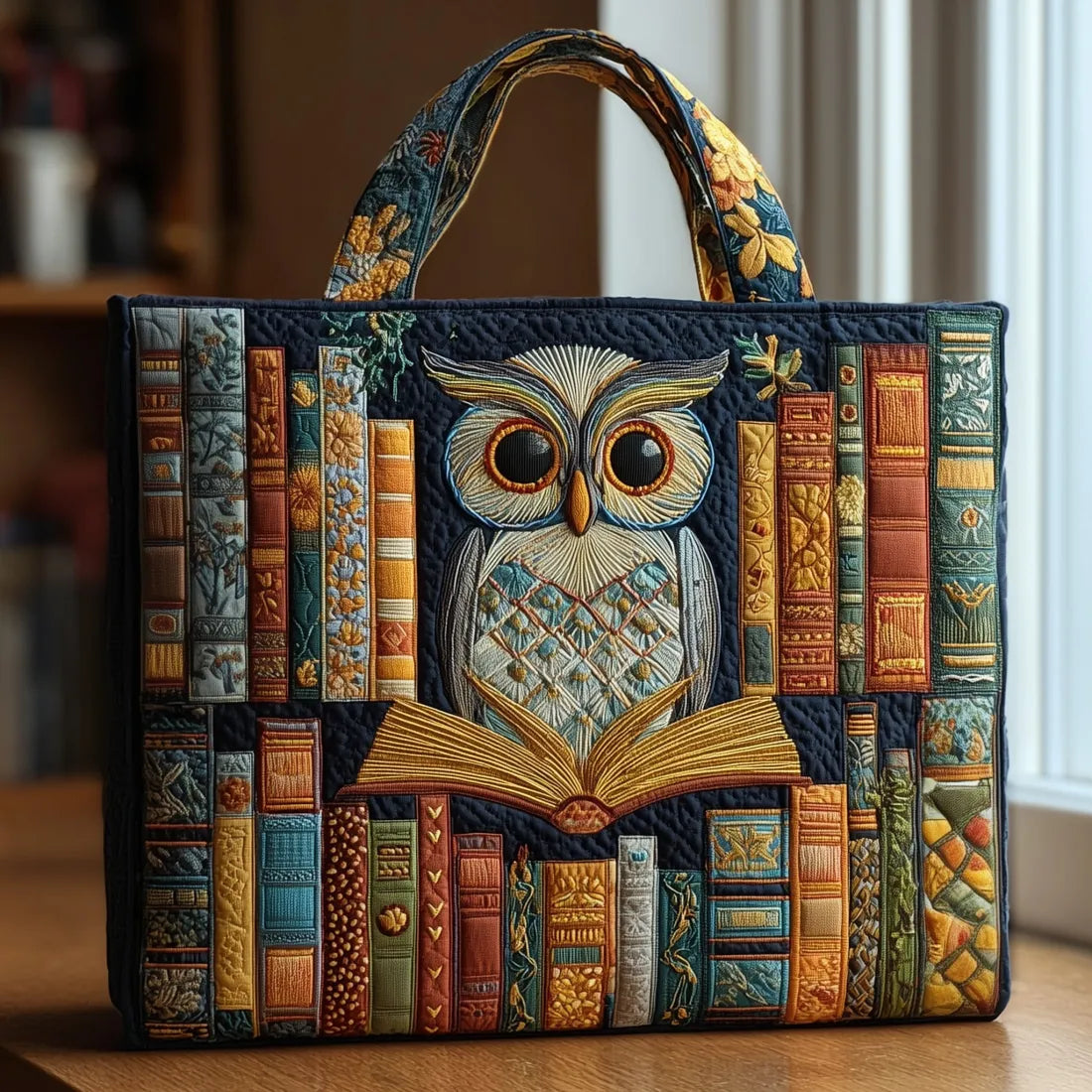 Bolsa Artesanal con Motivo de Búho