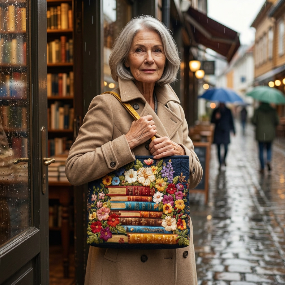 Bolsa Artesanal con Diseño Floral