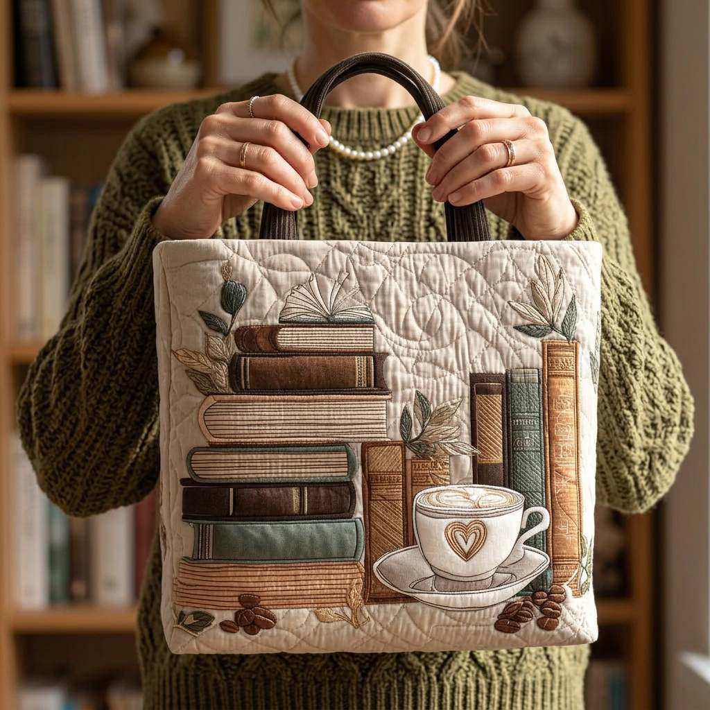 Bolsa Artesanal con Diseño de Café